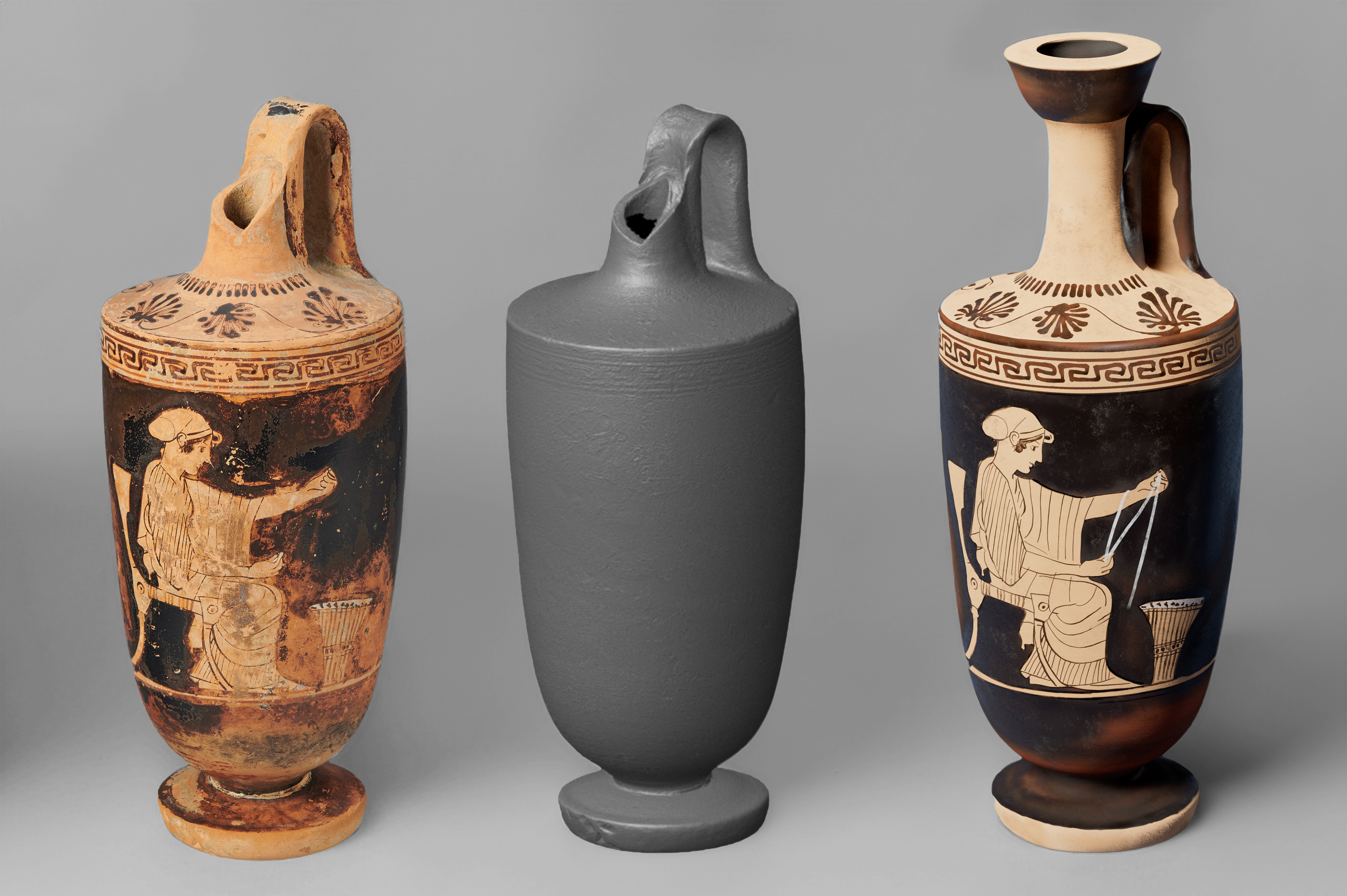 3D-Rekonstruktion Lekythos 2507 